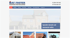 Desktop Screenshot of affosterroofing.co.uk