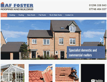 Tablet Screenshot of affosterroofing.co.uk